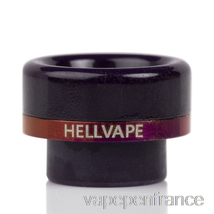 Hellvape Ag+/passage Rda Drip Tip Stylo Vape Violet Foncé